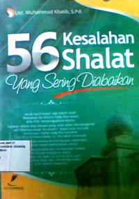 56 Kesalahan Shalat Yang Sering Diabaikan
