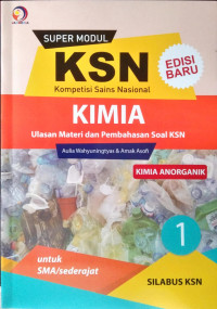 Super Modul KSN Kimia 1; Kimia Anorganik