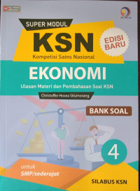 KSN Ekonomi untuk SMP/Sederajat 4 Bank Soal
