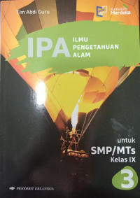 IPA Ilmu Pengetahuan Alam untuk SMP Kelas IX