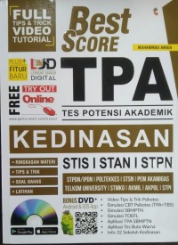 Best Score TPA Kedinasan STIS- STAN-STPN