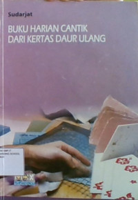 Buku Harian Cantik dari Kertas Daur Ulang